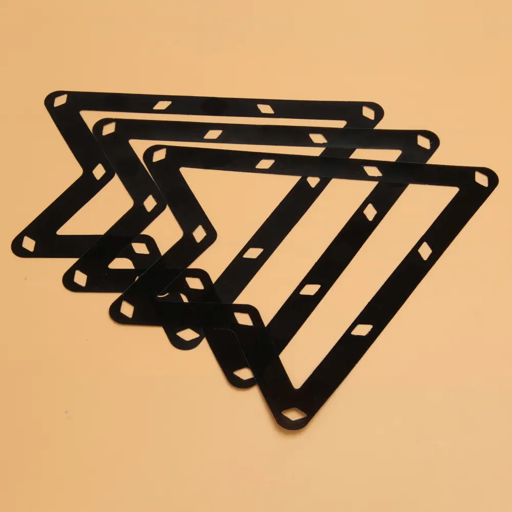 6pcs Billiard Table Magic Sticker 9/10 Ball Triangle Pool Ball Placing Soft Sheet Durable Practical Fun Game Parts for Pool Hall