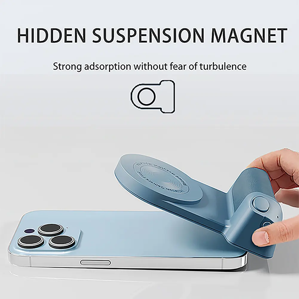 Magnetic Selfie Photo Bracket Multifunctional Camera Holder Grip Anti-shake Handheld Mobile Phone Stand for iPhone 14 Pro/Xiaomi