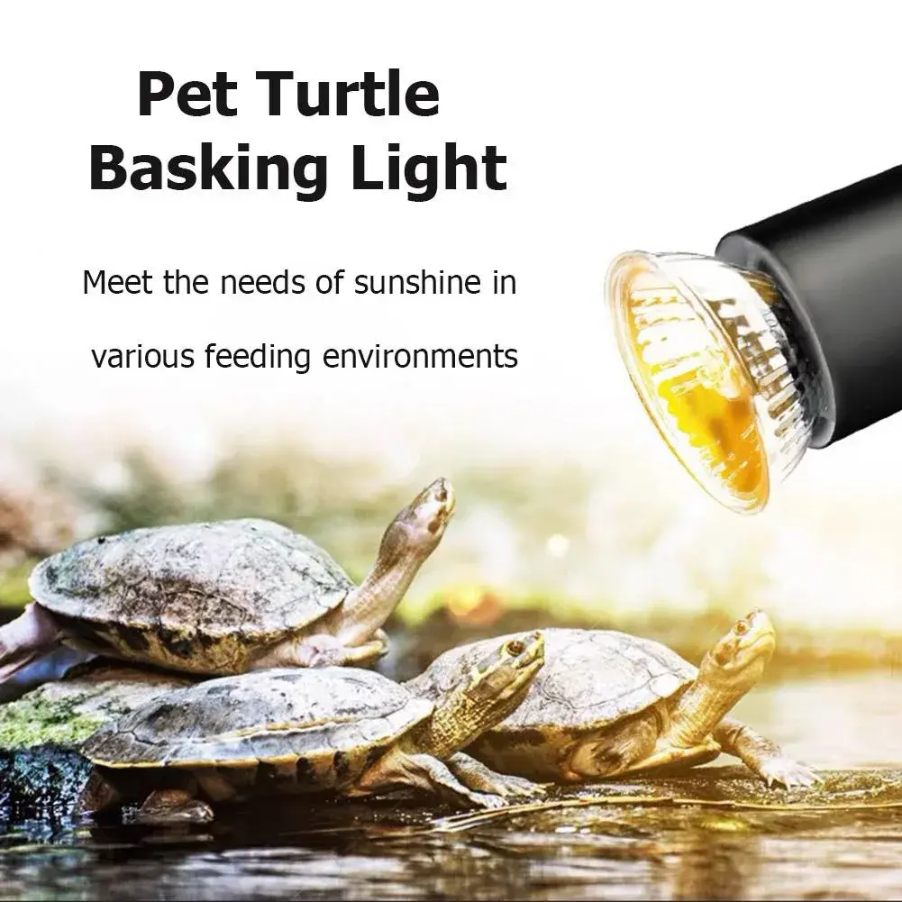 UVA+UVB Reptile Lamp Bulb Reptile Heat Lamp Turtle Basking Heating Light UV Light Bulb Amphibians Lizards Temperature Controller