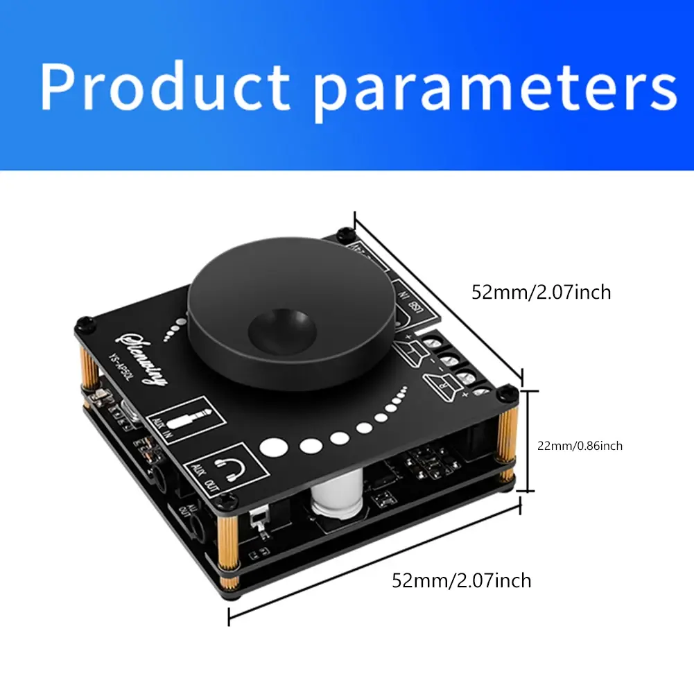 YS-AP50L CS8673E Power Amplifier Board Dual Channel Bluetooth-compatible 5.1 Stereo AMP Amplificador DIY Home Audio Modification
