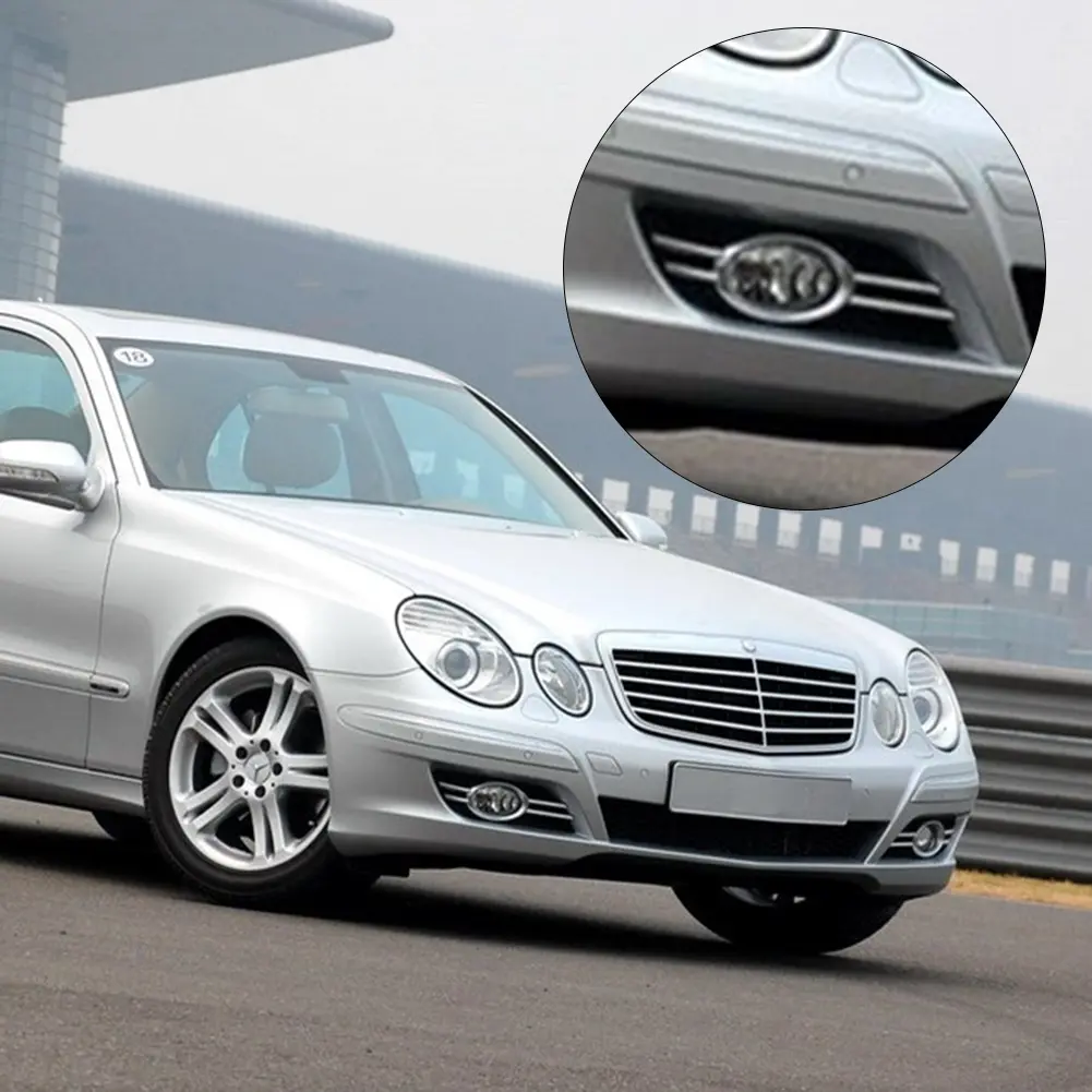 Clear Lens Fog Lamp Assembly LED Lights OEM Replacement Bulb for Mercedes Benz C/CLK/CLS/E/G/GL/M/R/SL-Class