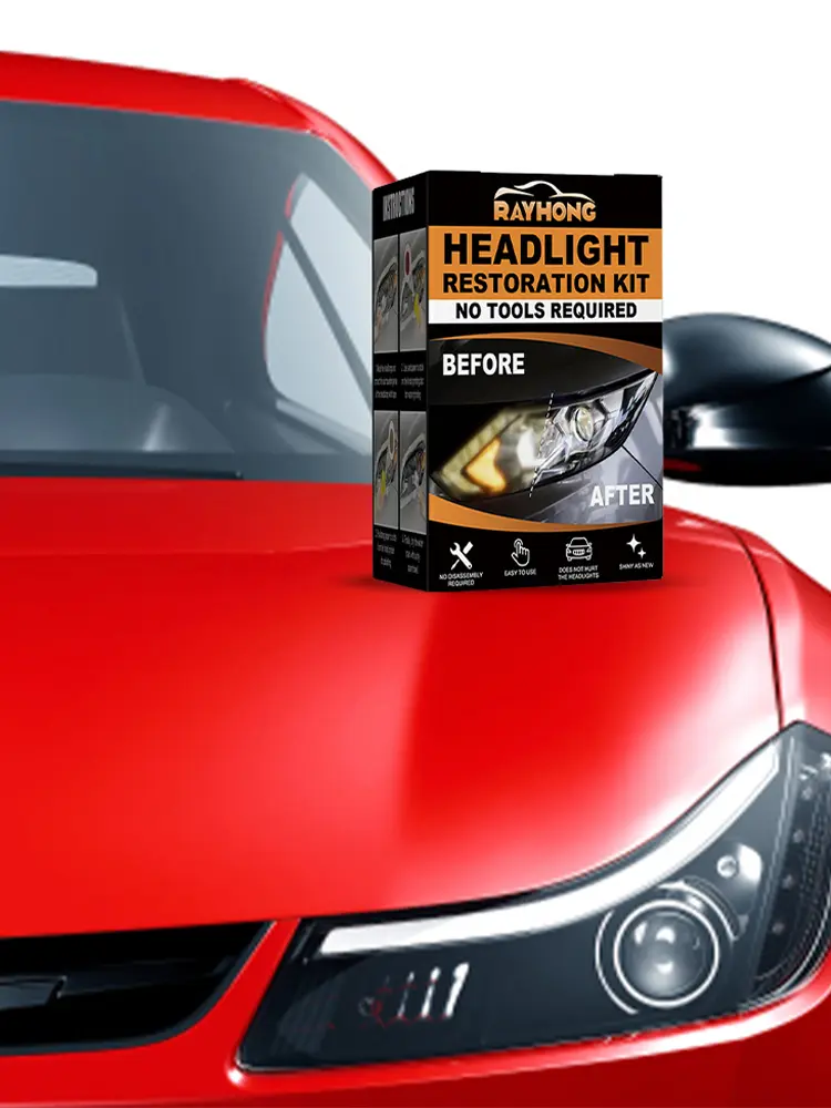 Ceramic Headlight Restoration Kit Headlight Cleaner Restorer Kit Ceramic Headlight Polisher for Car Taillight Headlight