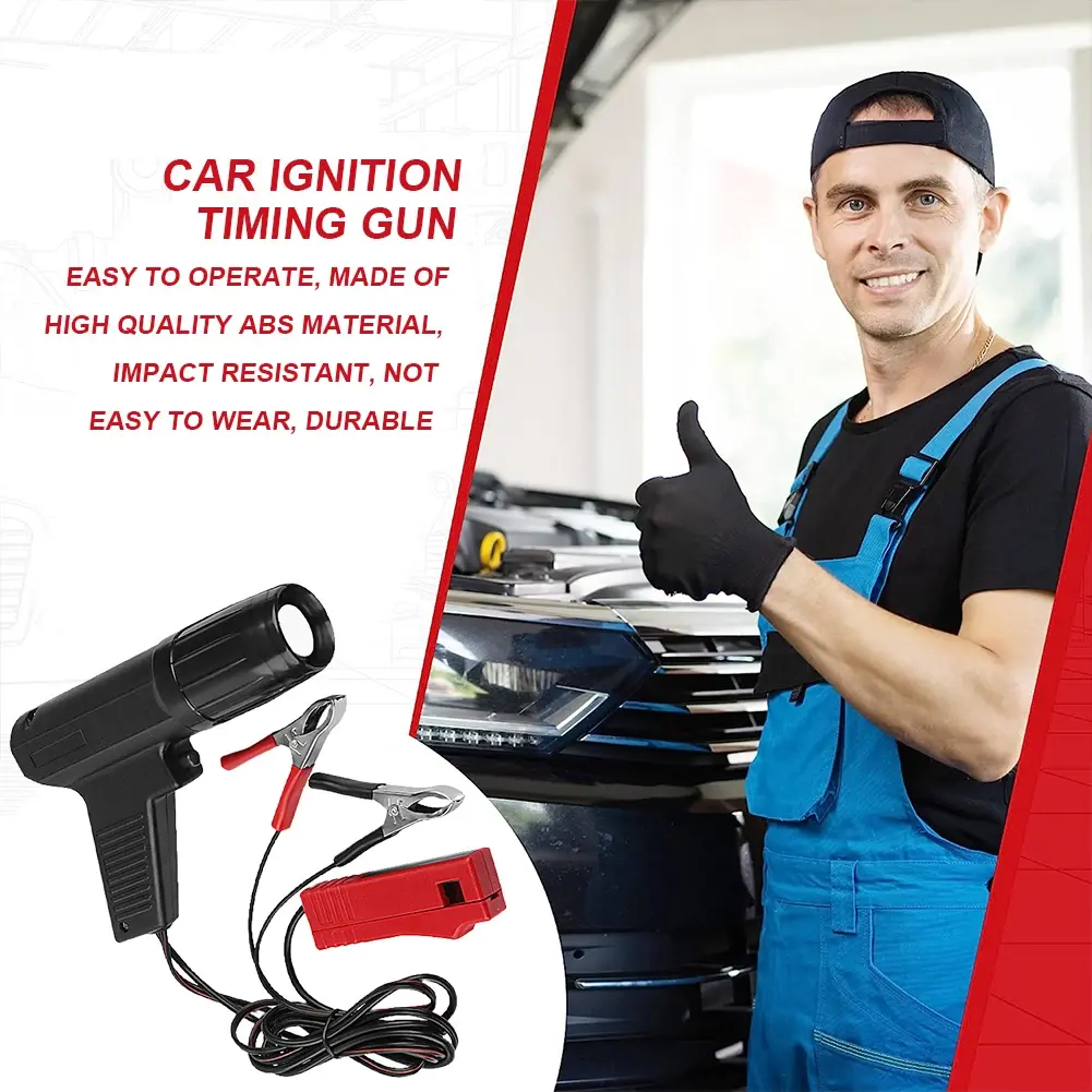 12V Ignition Timing Gun Automotive Strobe Lamp Strobe Gun Ignition Point Gun Ignition Timing Light For Automotive Accessories