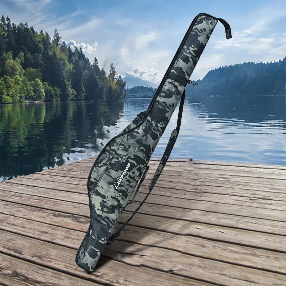 Fishing Rod Shoulder Bags Large-capacity Outdoor Fishing Rod Bag Waterproof Adjustable Strap Wear-resistant Fishing Accessories