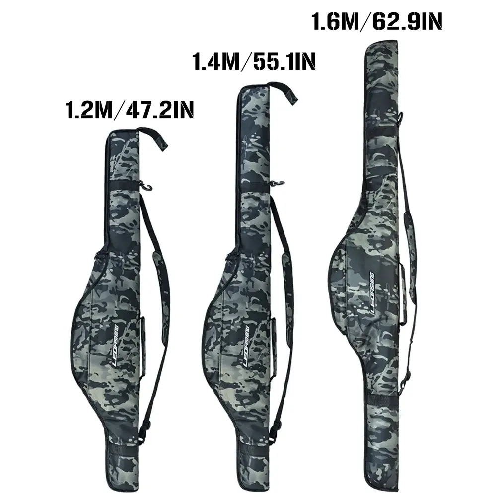 Fishing Rod Shoulder Bags Large-capacity Outdoor Fishing Rod Bag Waterproof Adjustable Strap Wear-resistant Fishing Accessories