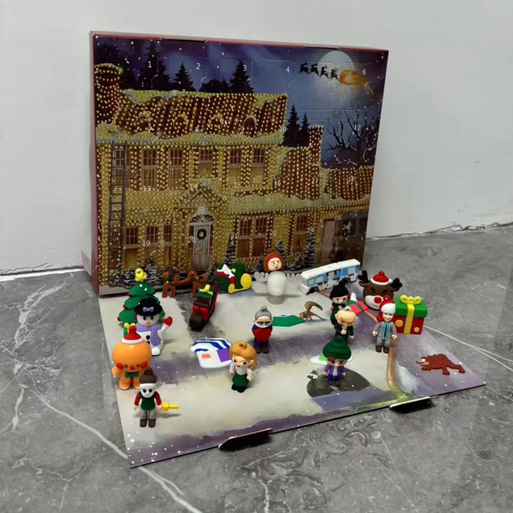 Advent Calendar 2024 Movie Special Edition Set 24 Days of Fun Collectible Surprise Figures 24 Days Xmas Countdown Calendar