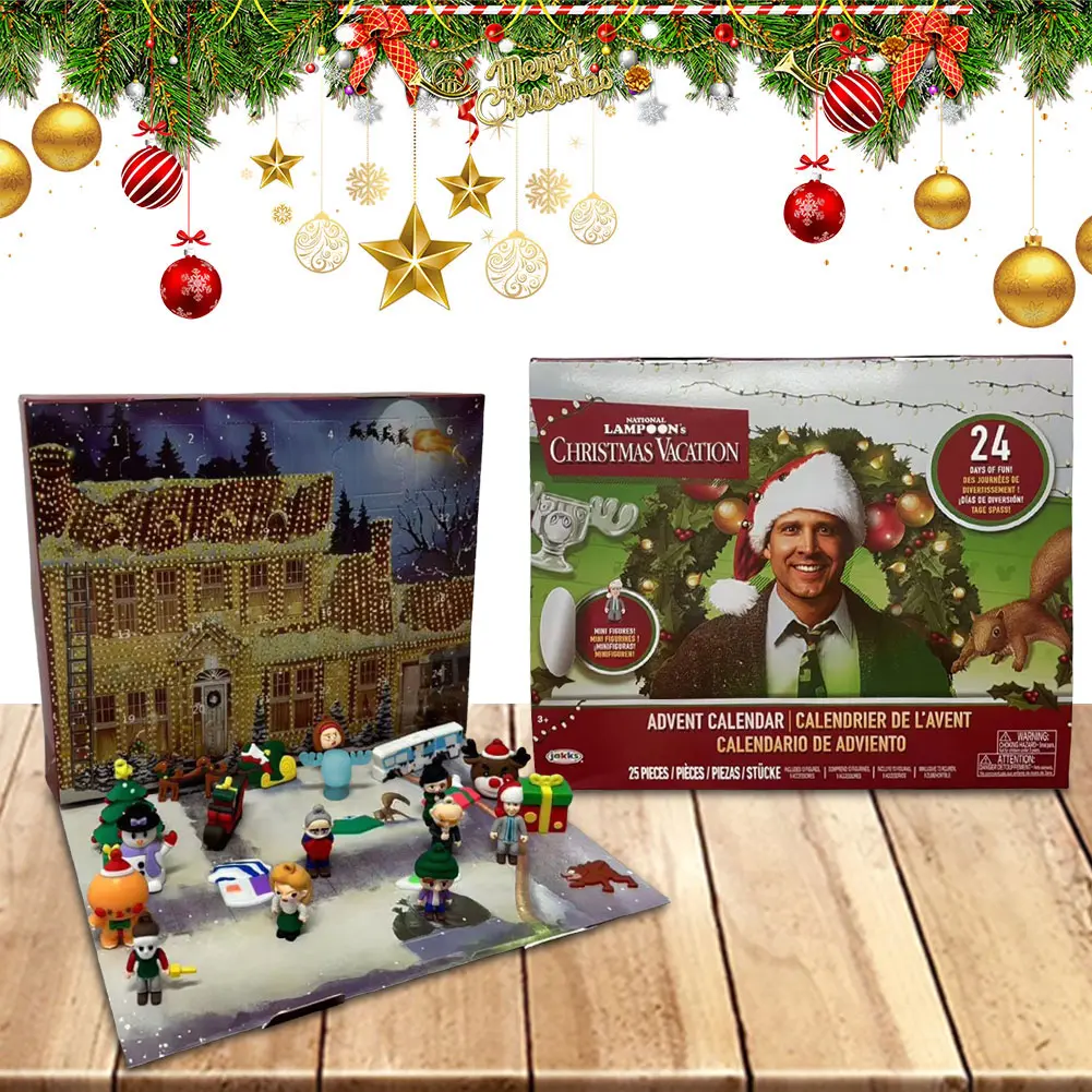 Advent Calendar 2024 Movie Special Edition Set 24 Days of Fun Collectible Surprise Figures 24 Days Xmas Countdown Calendar