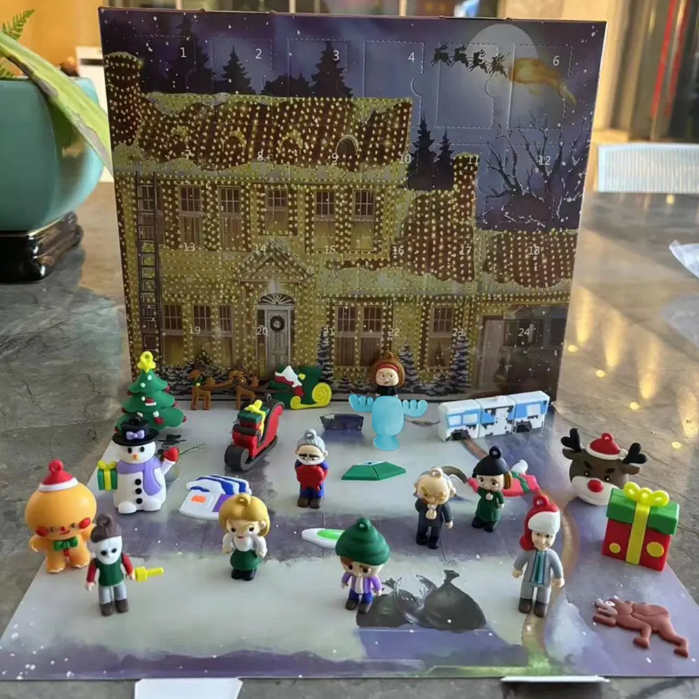 Advent Calendar 2024 Movie Special Edition Set 24 Days of Fun Collectible Surprise Figures 24 Days Xmas Countdown Calendar