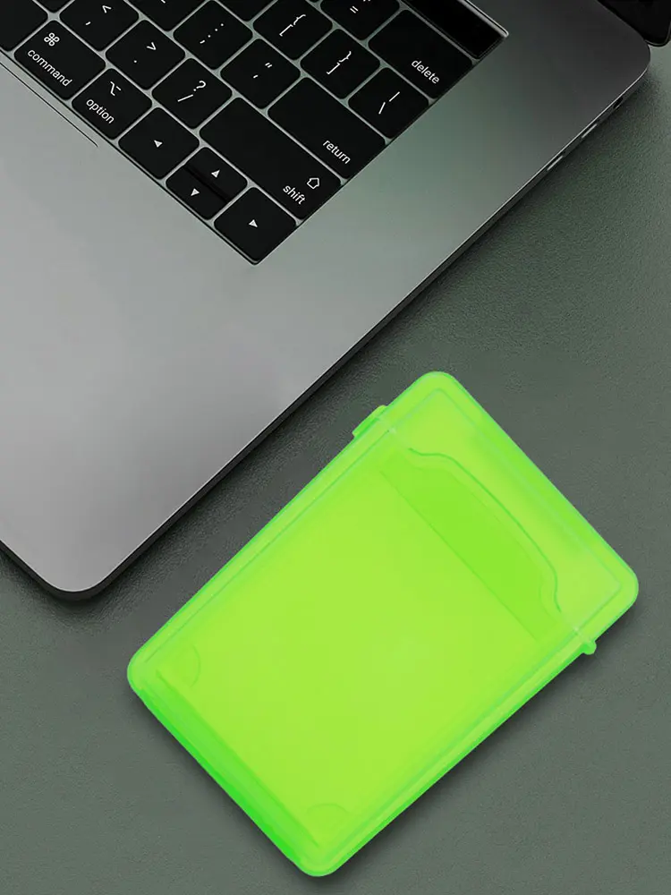 3.5 Inch IDE SATA HDD Caddy Case Dustproof Plastic Portable Hard Disk Protection Case Shockproof HDD Enclosure Case Multi Color