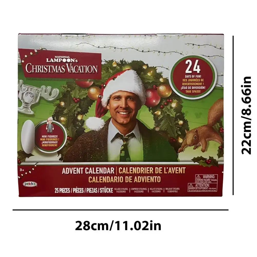 Advent Calendar 2024 Movie Special Edition Set 24 Days of Fun Collectible Surprise Figures 24 Days Xmas Countdown Calendar
