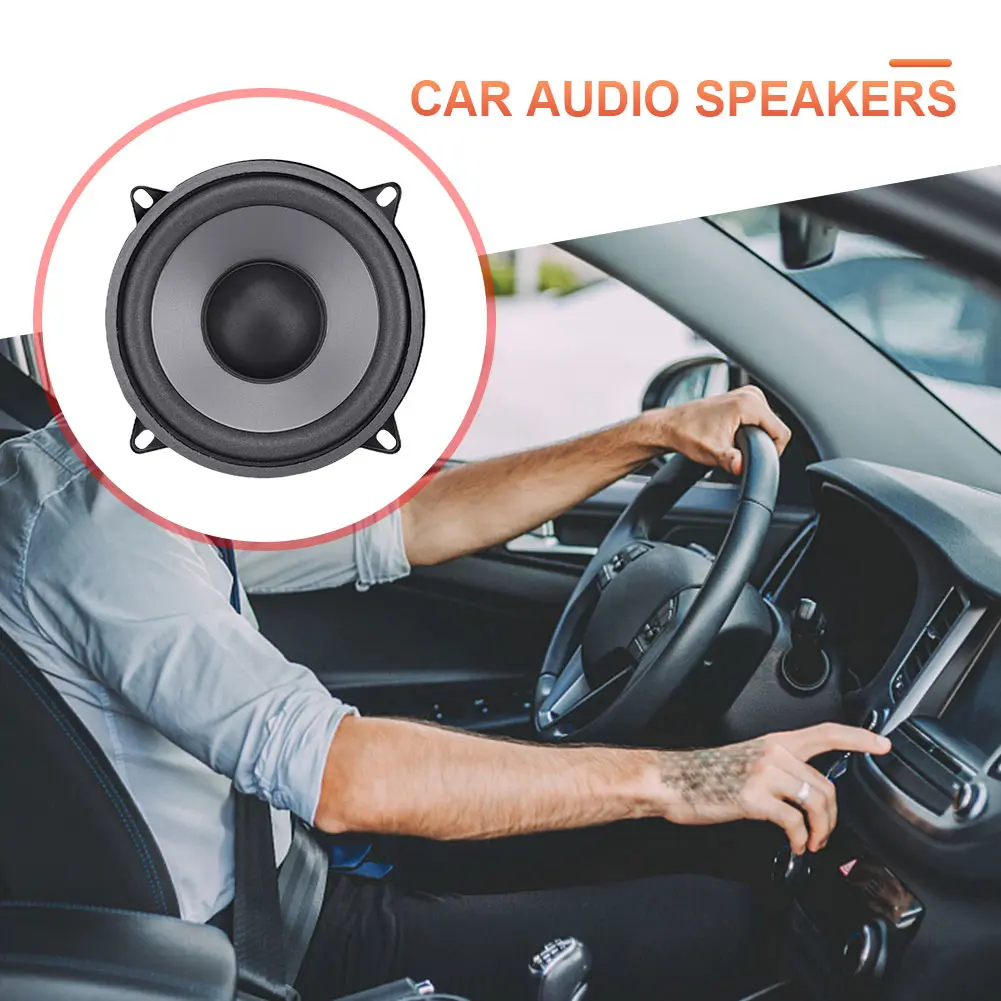4/5/6 Inch HiFi Coaxial Car Speaker Full Range Frequency Automotive Audio Music Stereo Subwoofer Universal Car Stereo Speaker