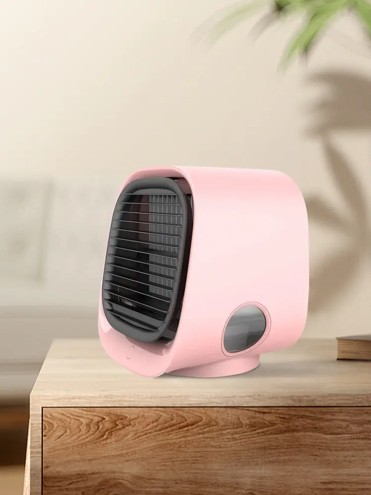 Air Cooler with Water Cooling Portable Cooling Fan 3 Speeds Desktop Fan for Home Office Bedroom