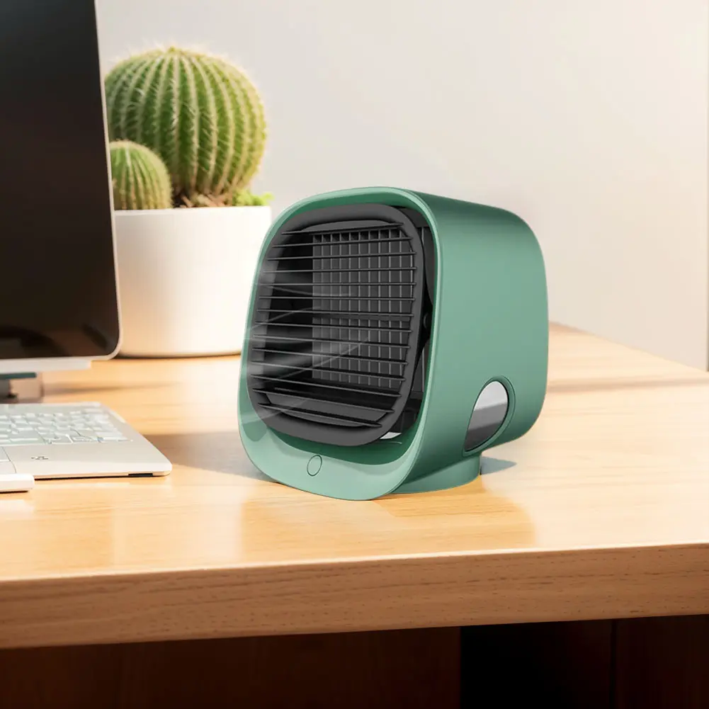 Desk Fan with Water Cooling Portable Cooling Fan 3 Speeds Personal Fan for Home Office