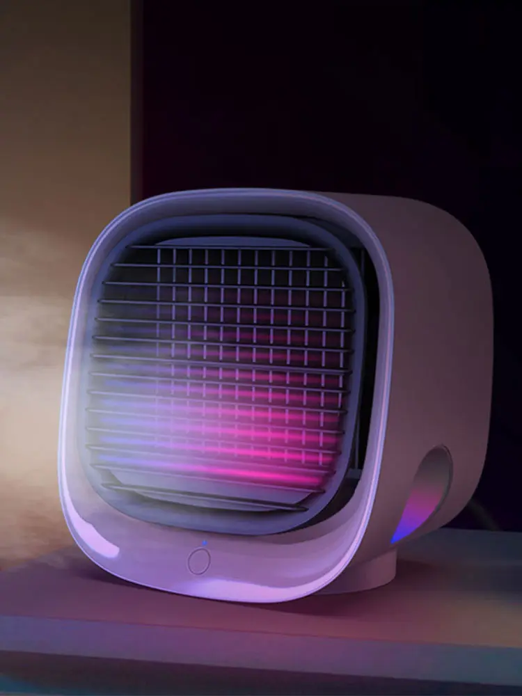 Desk Fan with Water Cooling Portable Cooling Fan 3 Speeds Personal Fan for Home Office