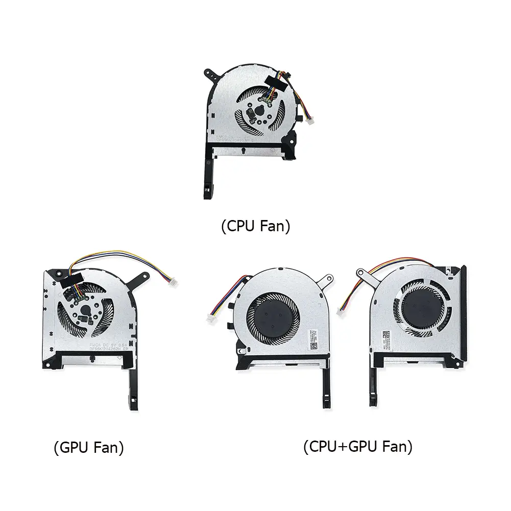 4 Pin CPU GPU Cooling Fan Portable Laptop Radiator Parts Processor Cooler for ASUS ROG ASUS TUF Gaming FX505/A15 FA506IU