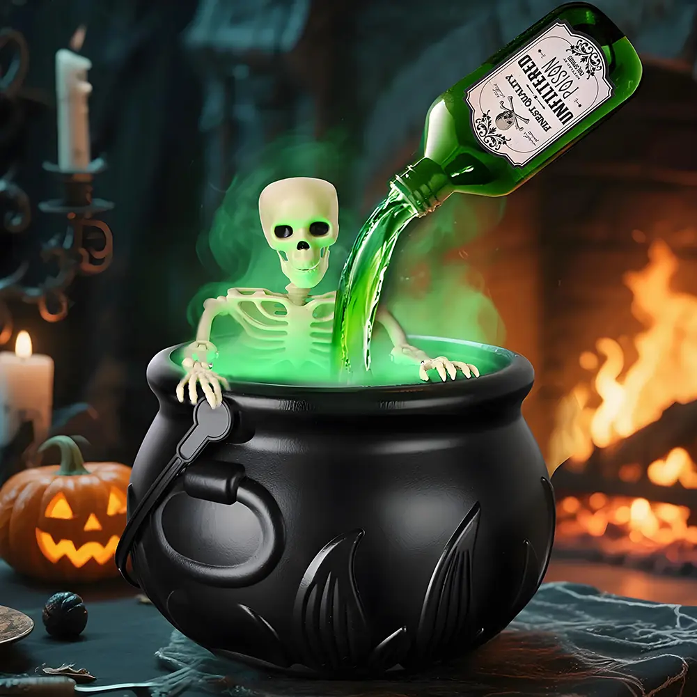 Halloween Decorations Indoor Decorations Indoor W/ Witches Cauldron Party Decor Decoration Set for Home Yard Lawn Garden