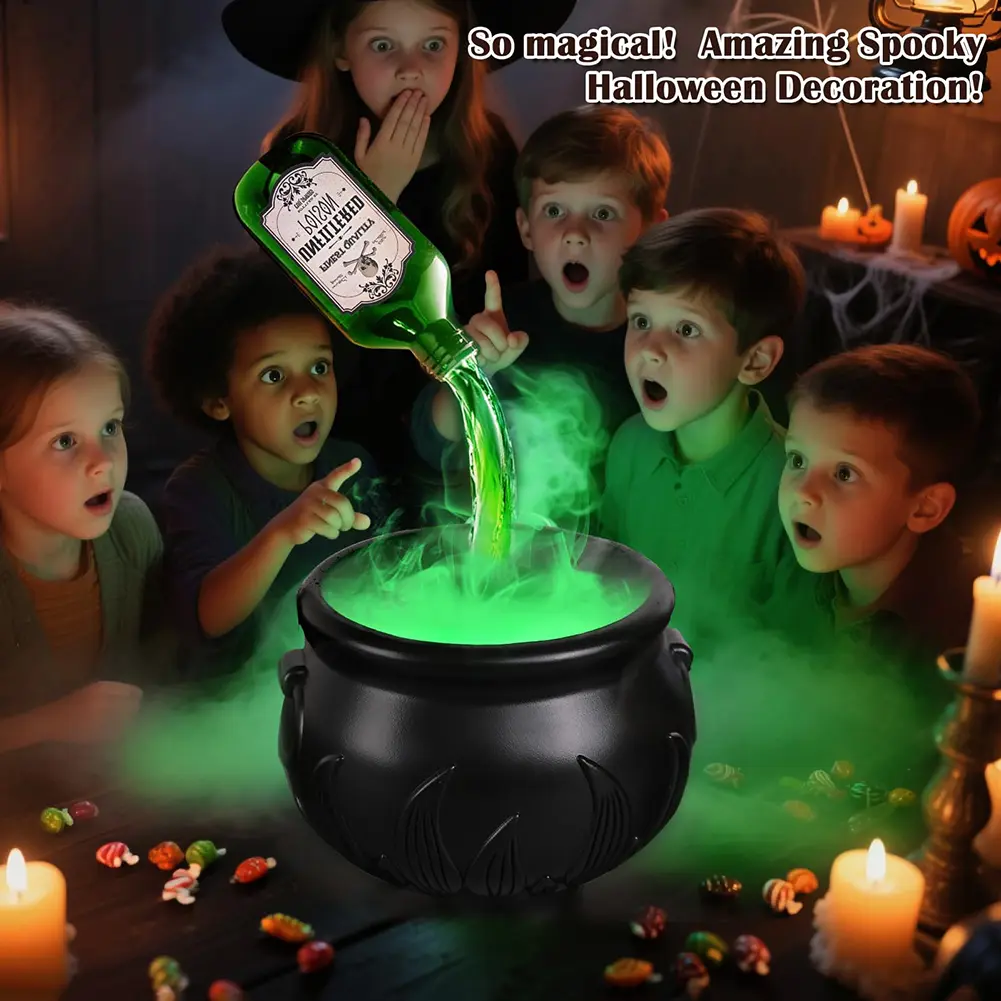 Halloween Decorations Indoor Decorations Indoor W/ Witches Cauldron Party Decor Decoration Set for Home Yard Lawn Garden