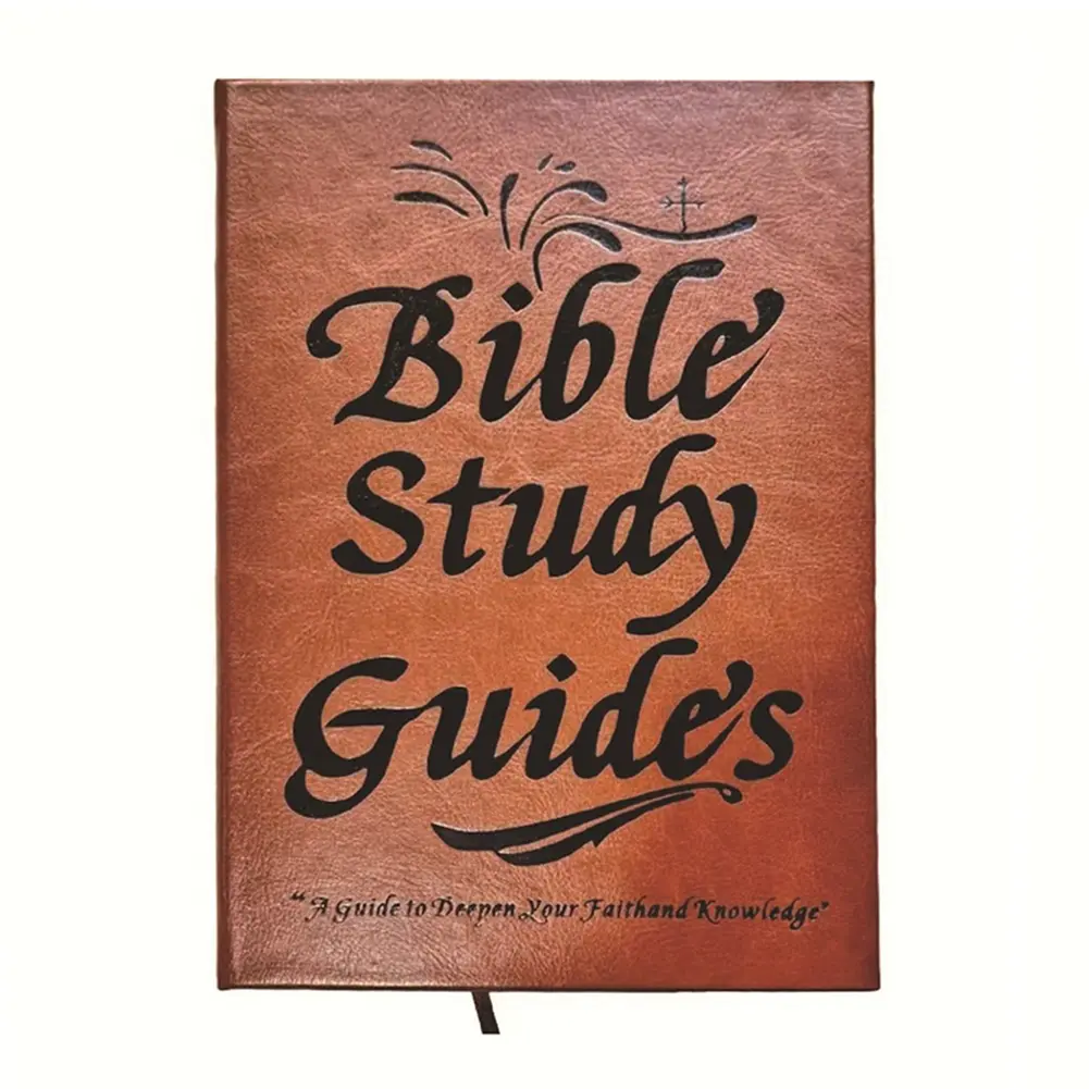 Religious Faith-Based Notebook with Scripture Note & Prayer Reflections Bible Book Learning Plan 66 Pages for Men&Women Gift