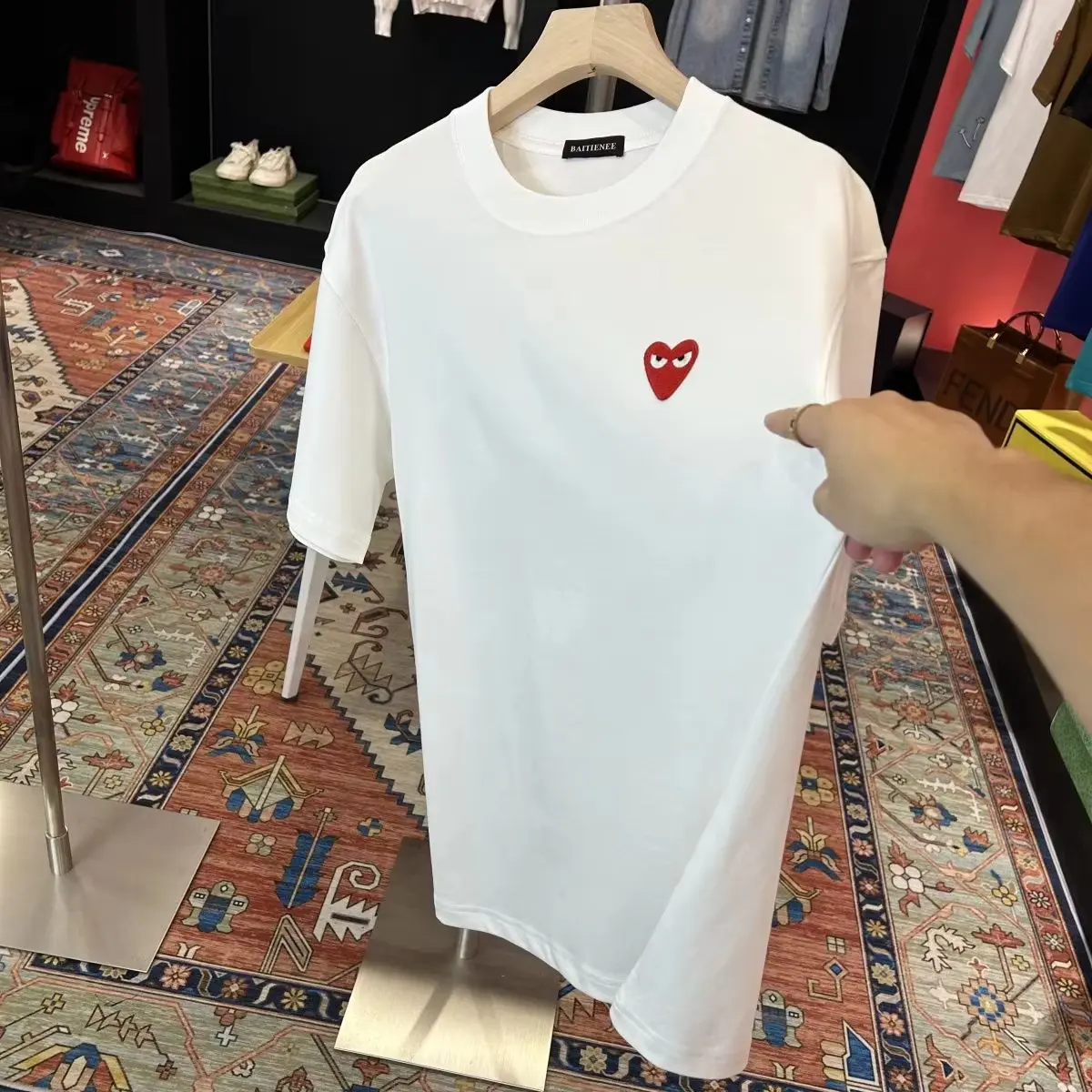 T-shirt New Eye-catching Pure Cotton Short-sleeved High-quality Fashionable and Versatile Both Men and Women Ropa De Dormir