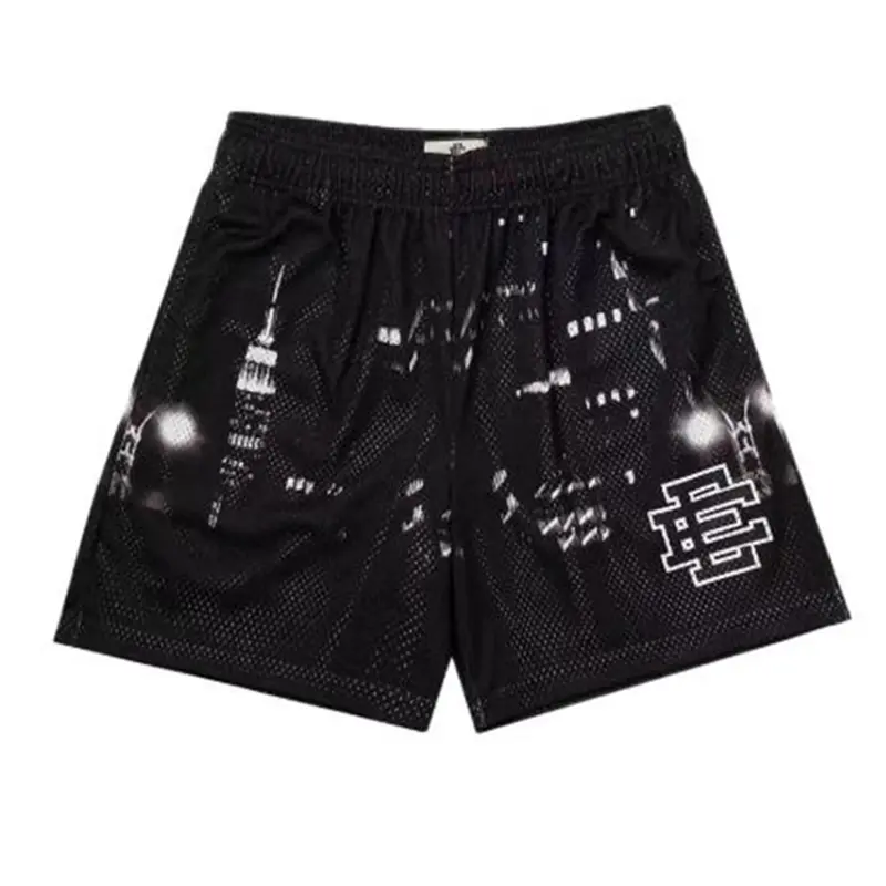 Summer Eric Emanuel EE Basic Mesh Short Classic Floral Printed Gym Shorts Men's Gym Basketball Sports Beach Men Shorts