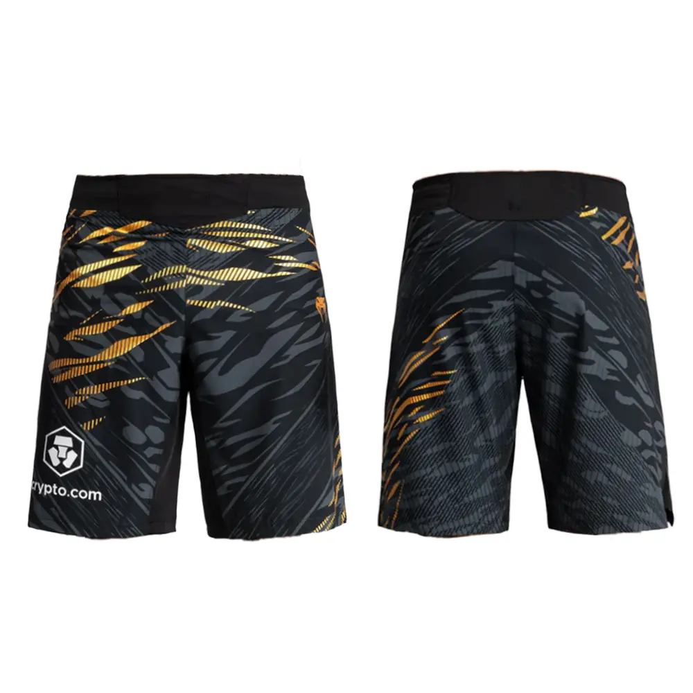 2025 New Summer Men's Quick Dry Shorts Fitness Breathable Sports Comfortable Sweat-Absorbing Shorts Fighting Boxing Shorts