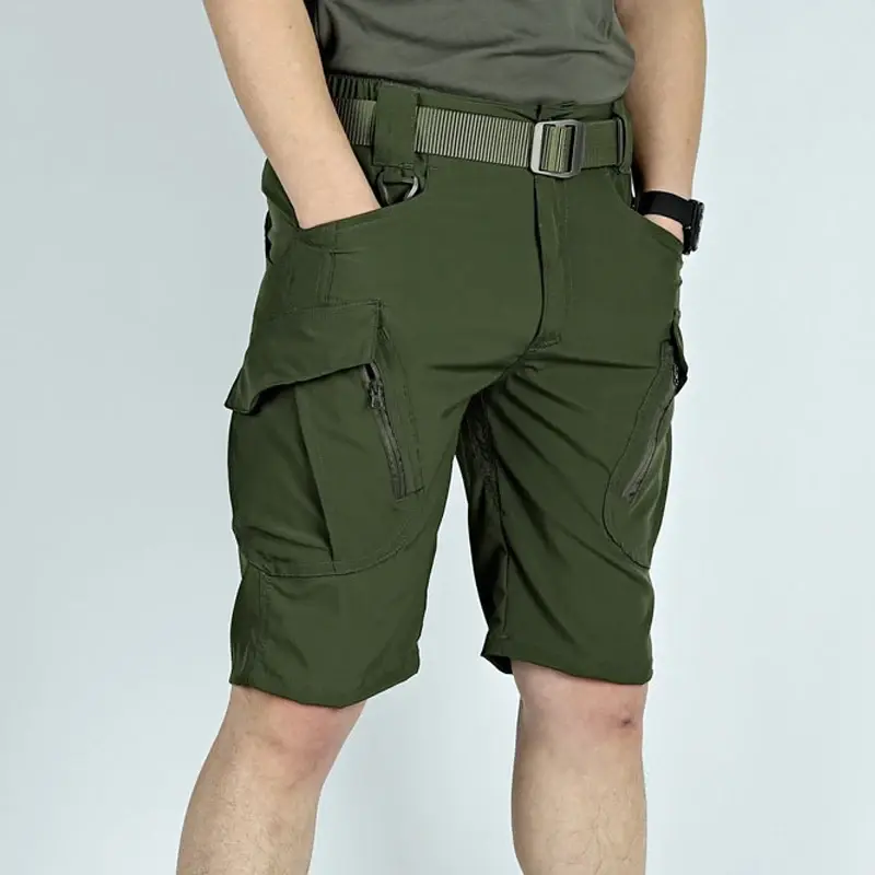 IX9 Tactical Shorts Mens Outdoor Sports Entertainment Camping Hiking Camping Mountaineering Training Multiple Pockets Shorts
