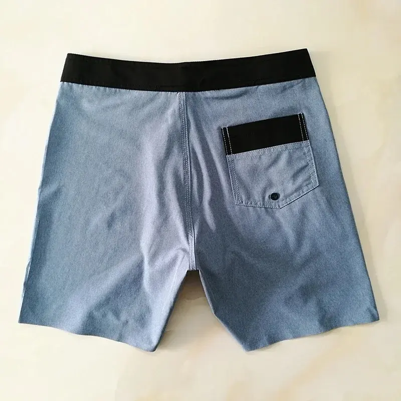 Pro Quick-dry Waterproof Board Shorts Laser  Lightweight Men's Boardshorts Spandex High Stretch Bermuda Brand Swim Trunks