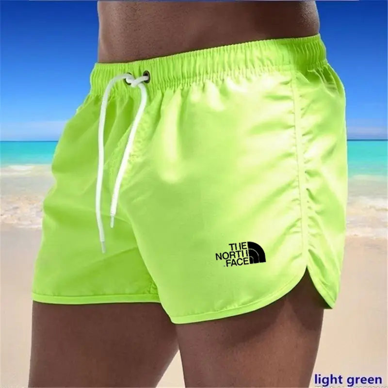2025European and American men's beach fitness sports shorts