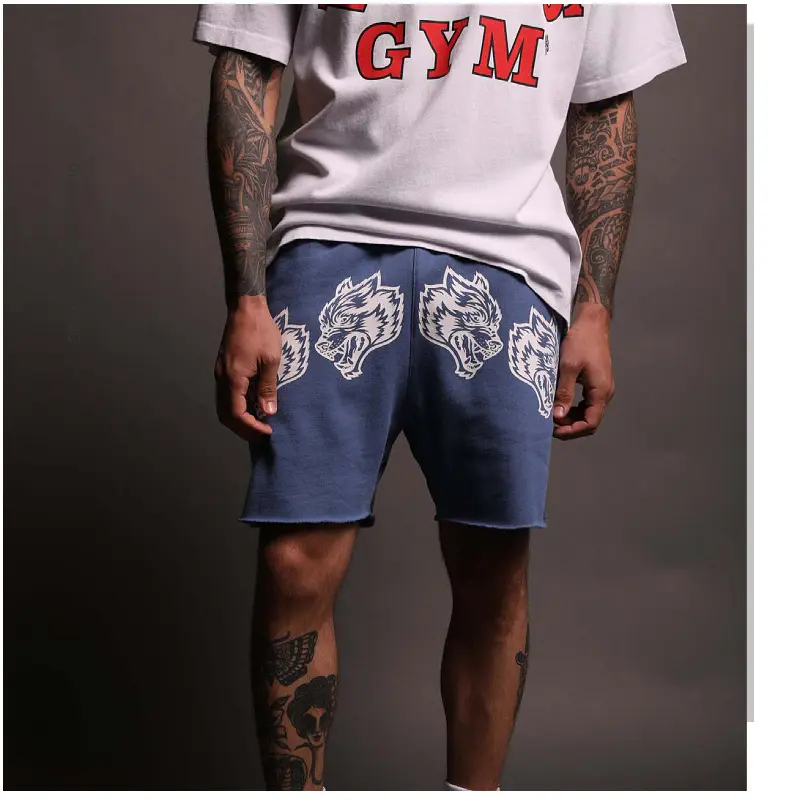 2024 Summer New Men's Shorts Cotton Casual Bodybuilding Sports Shorts Jogger Gym training Running Fitness Man Shorts