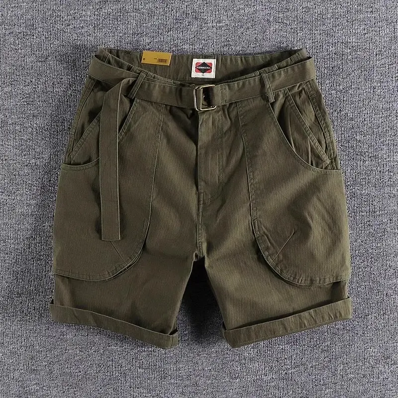 Casual Loose Men's ort Pants Thin Sle for Working Lightweight Summer Faionable Straight Leg Length Youth Active Wear