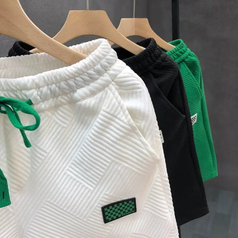 Fashion Shorts Men Comfortable Elastic Waist Clothing Breathable Short Trousers Sporty Loose Fit Running Five Inches Sweatpants