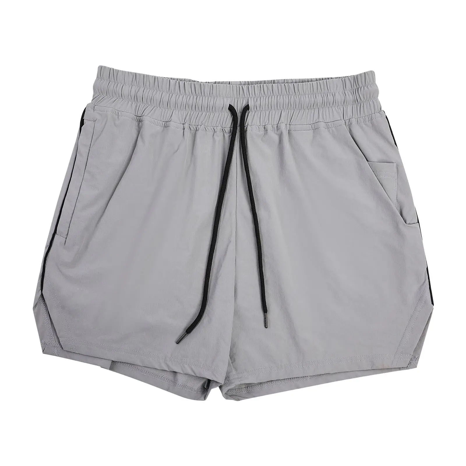 Summer Athleisure Shorts 2025 Mens Fashion New Quickdrying Breathable Running Trousers Solid Color Three Point Beach Pants