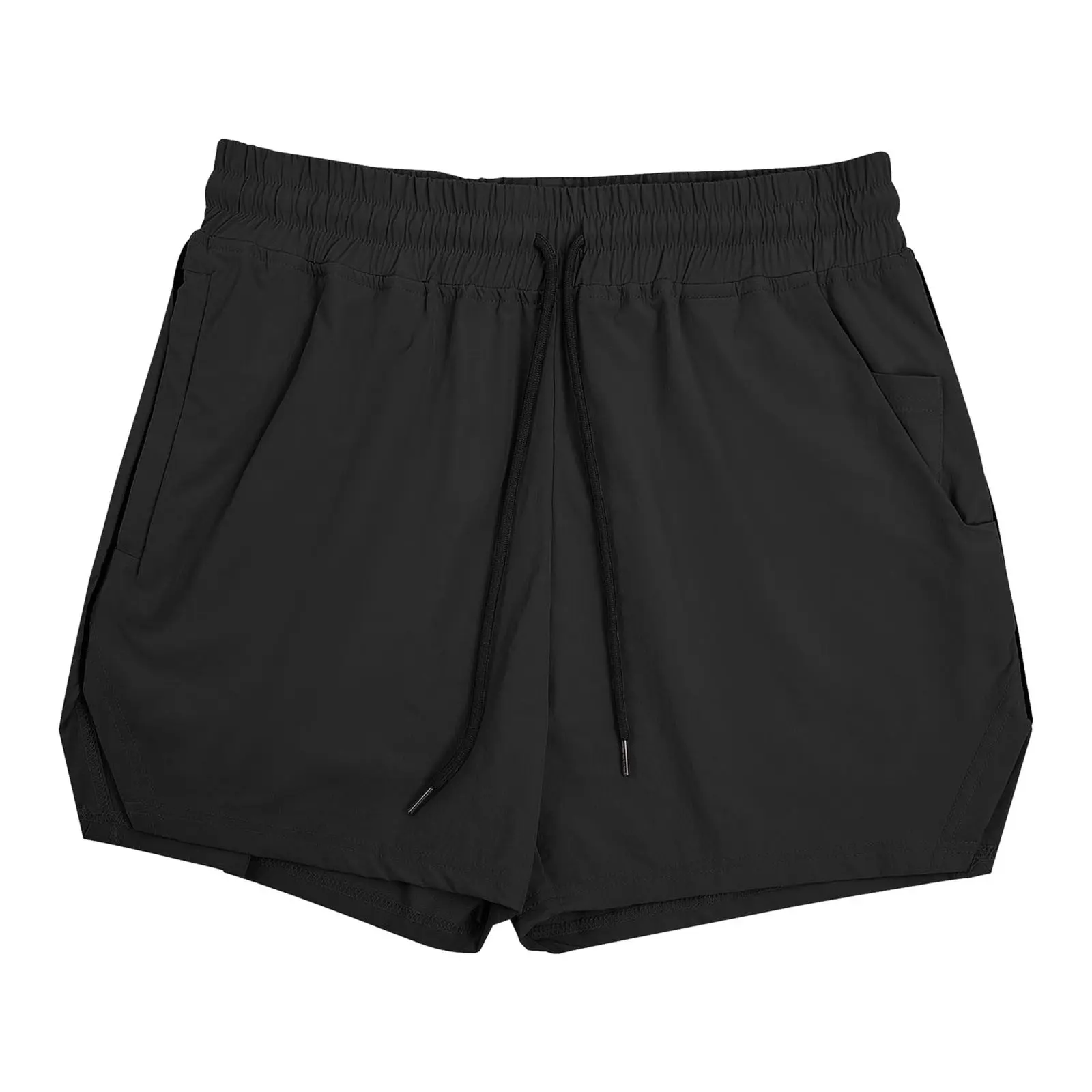 Summer Athleisure Shorts 2025 Mens Fashion New Quickdrying Breathable Running Trousers Solid Color Three Point Beach Pants