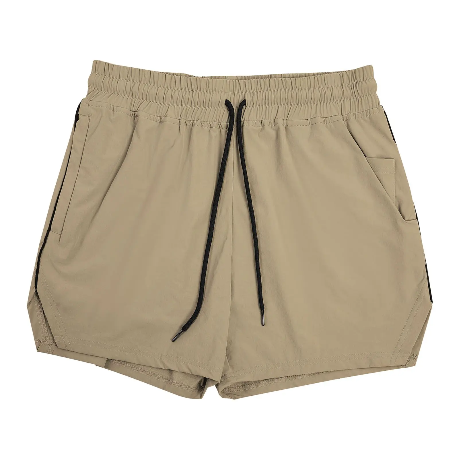 Summer Athleisure Shorts 2025 Mens Fashion New Quickdrying Breathable Running Trousers Solid Color Three Point Beach Pants