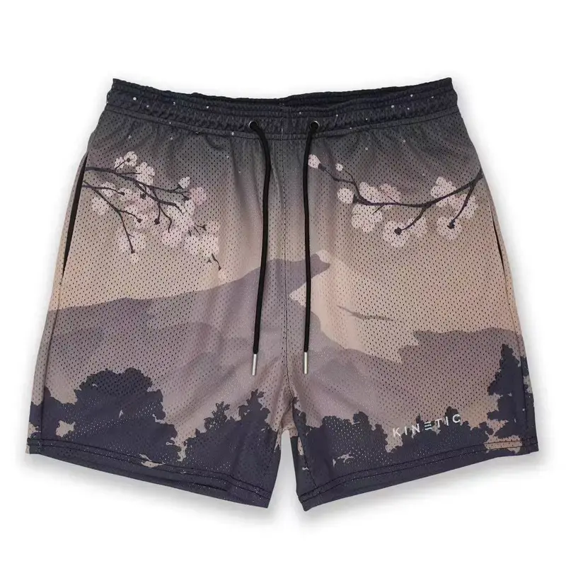 KINETIC Brand New Summer Mens Sports Fitness Running Basketball Short Pants Quick Dry Mesh Trend Jogger Beach Casual Shorts