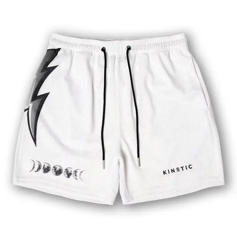 KINETIC Brand New Summer Mens Sports Fitness Running Basketball Short Pants Quick Dry Mesh Trend Jogger Beach Casual Shorts