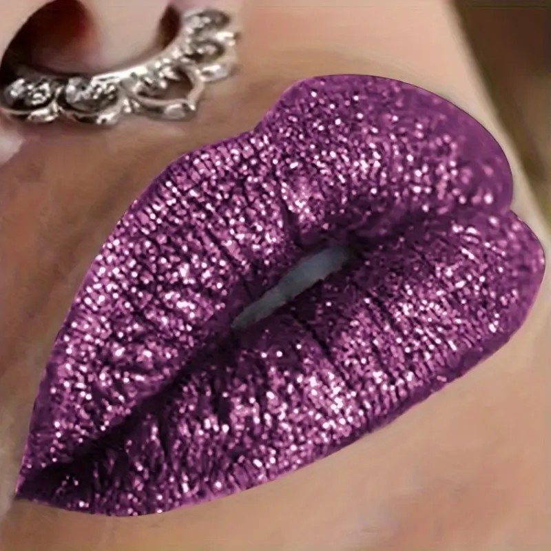 High pigmented Shiny lipstick,  long-lasting, glossy waterproof lipstick - party stage role-playing Valentine's Day gift