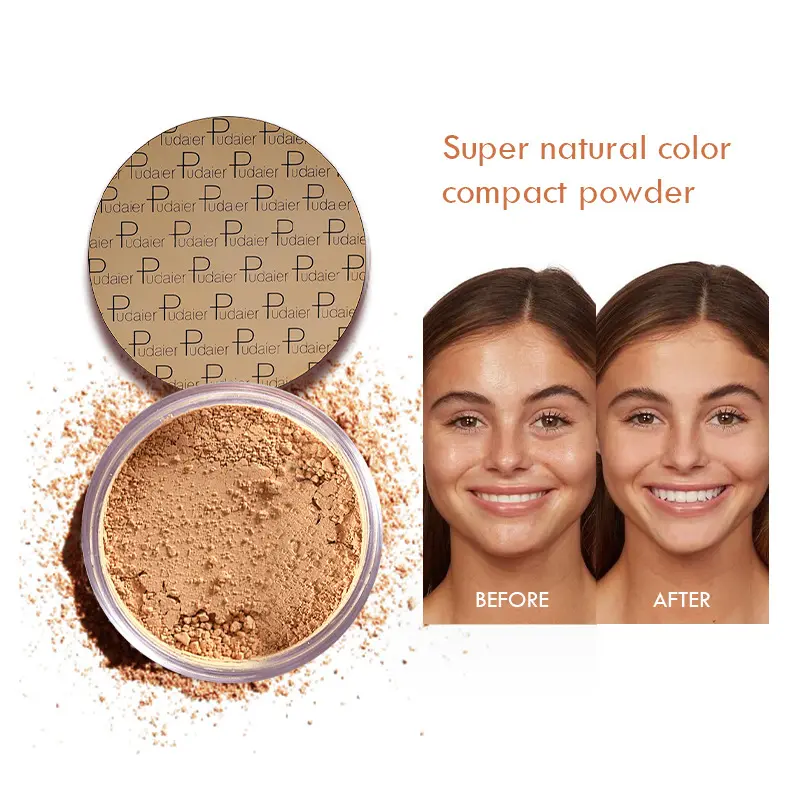 8 Color Long-Lasting Oil Control Matte Loose Face Powder - Invisible, -Matte Finishing Powder For Setting Foundation Makeup
