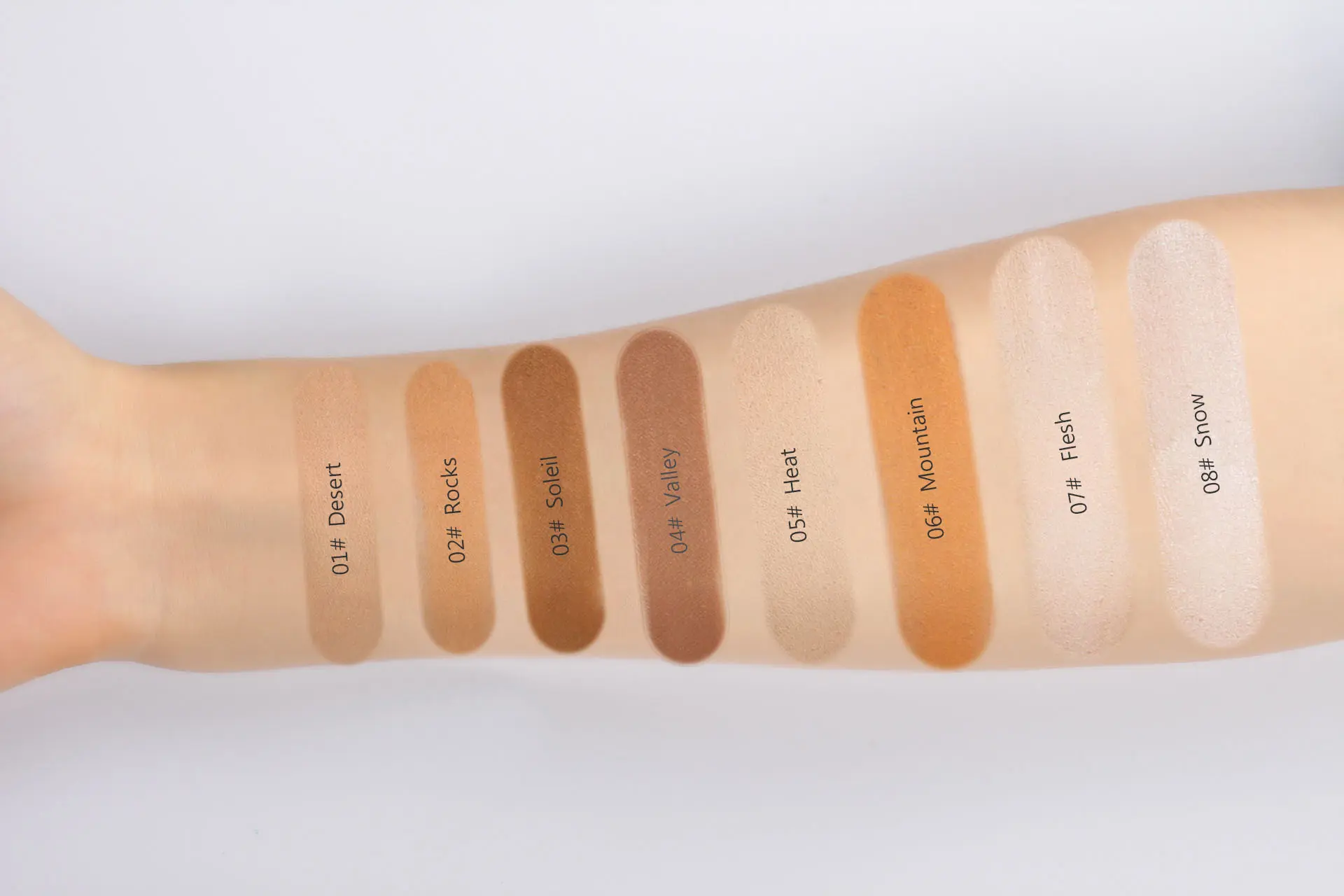 8 Color Long-Lasting Oil Control Matte Loose Face Powder - Invisible, -Matte Finishing Powder For Setting Foundation Makeup