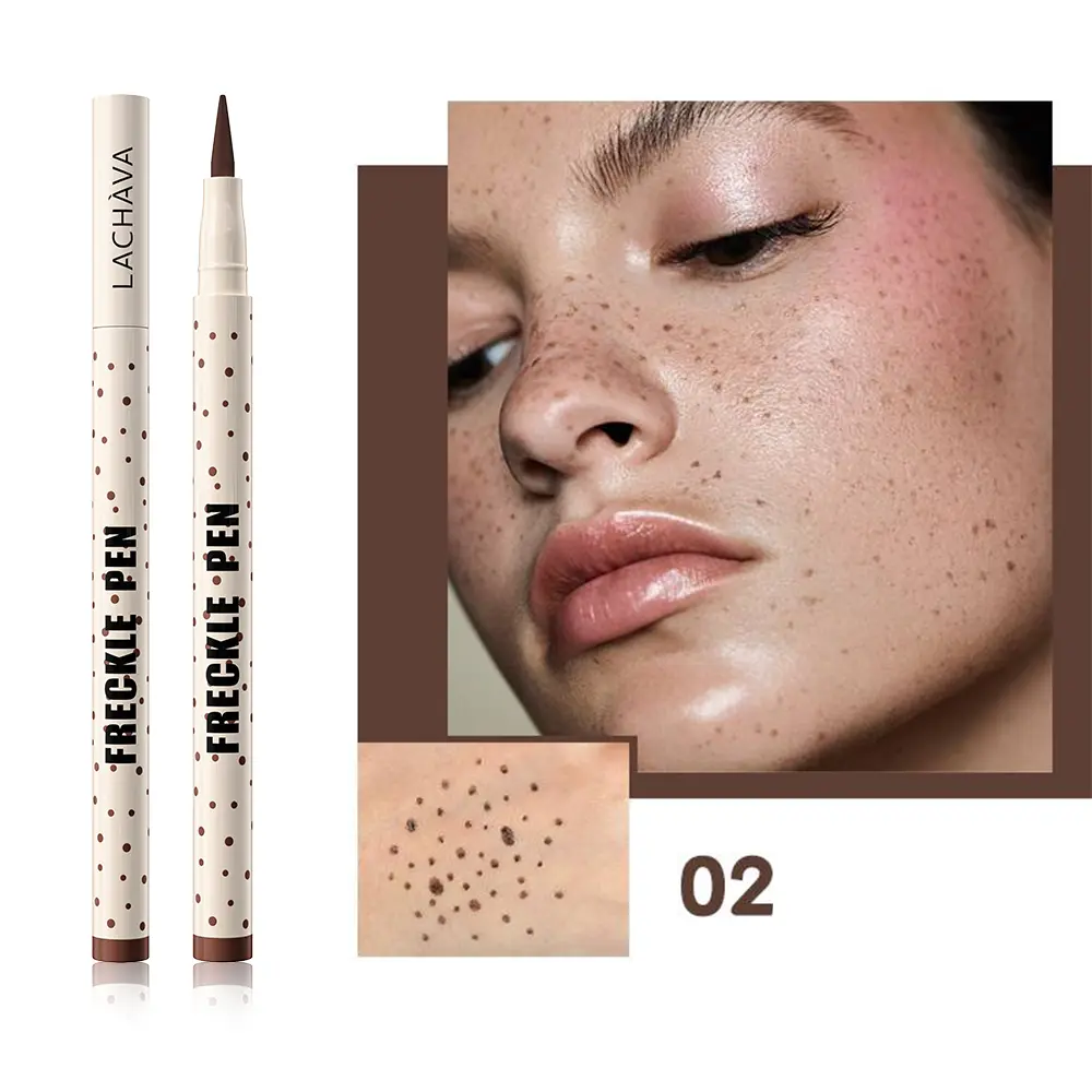 Waterproof Freckle Pen - Quick-Dry, Long-Lasting Coverage for Freckles & Beauty Marks, Natural Finish with 5 Shades, Easy to Use