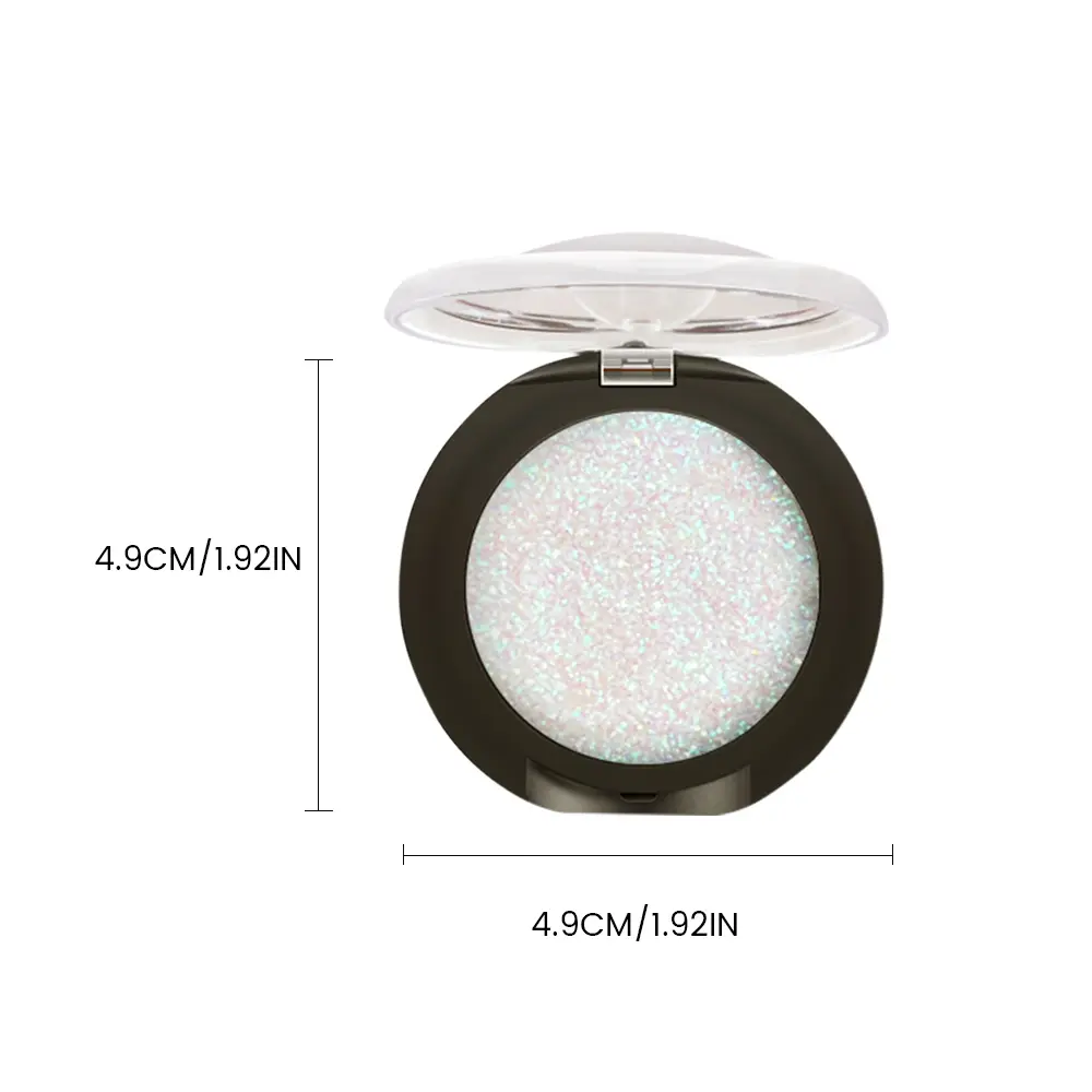 1PC pearlescent glitter eyeshadow, as charming and dazzling as the sea of ​​stars, multi-functional use method, suitable for mus