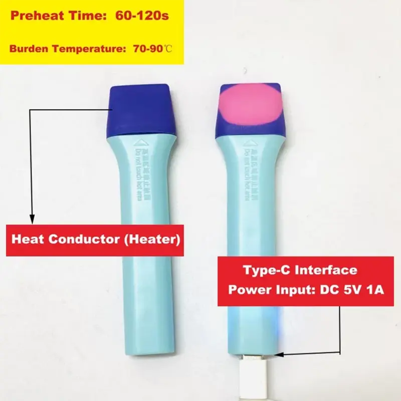 Thermostatic Heating Shaping Pen Silicone Thermostatic Heating Pen Thermostatic Heating Shaping Pen Phone Stickers Film Tool
