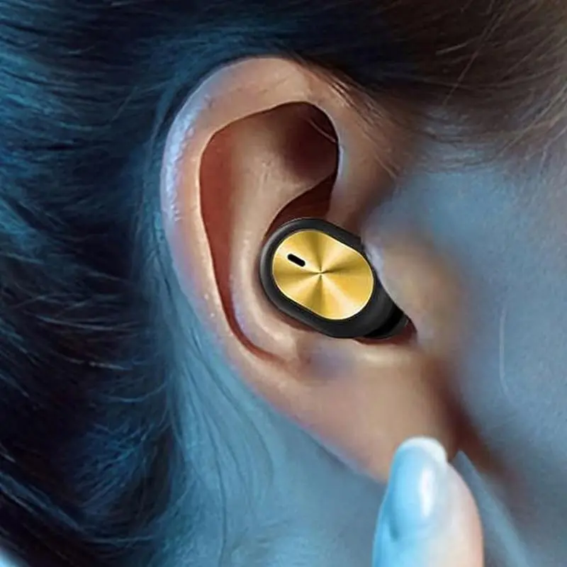 Single Ear Bud Wireless Headphones Compact Single Wireless Earphone Single in-Ear Sports Waterproof Earbuds For Smartphones