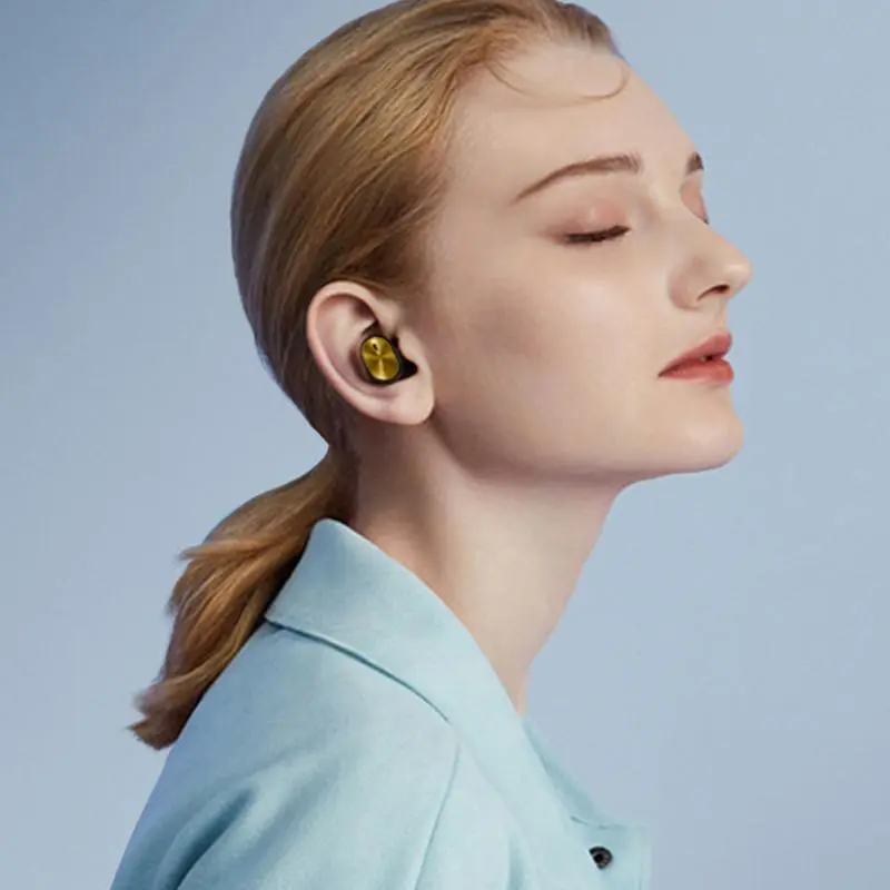 Single Ear Bud Wireless Headphones Compact Single Wireless Earphone Single in-Ear Sports Waterproof Earbuds For Smartphones