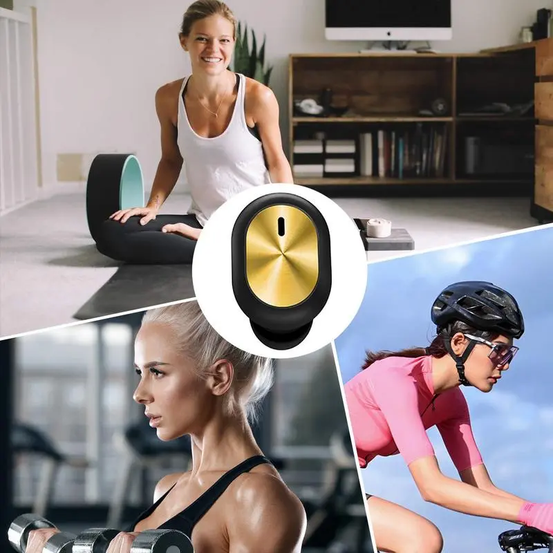 Single Ear Bud Wireless Headphones Compact Single Wireless Earphone Single in-Ear Sports Waterproof Earbuds For Smartphones