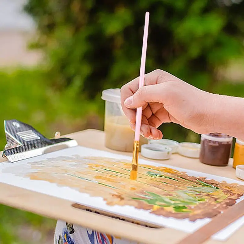 Oil Paint Brushes 10pcs Artist Paint Brushes Set Versatile Artist Paint Brushes For Acrylic Oil Watercolor Acrylic Painting