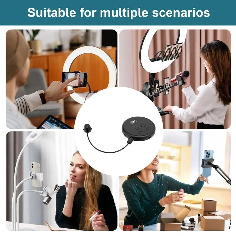 Mobile Phone Screen Auto Clicker Automatic Tapper Screen Device Auto Clickers with Adjustable Speed for Games Live Broadcasts