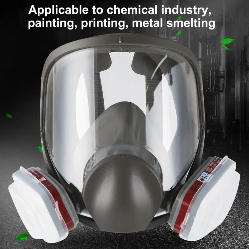 Anti-Fog 6800 Gas Mask Industrial Painting Spraying Respirator Safety Work Filter Reusable Face Respirator with Filters