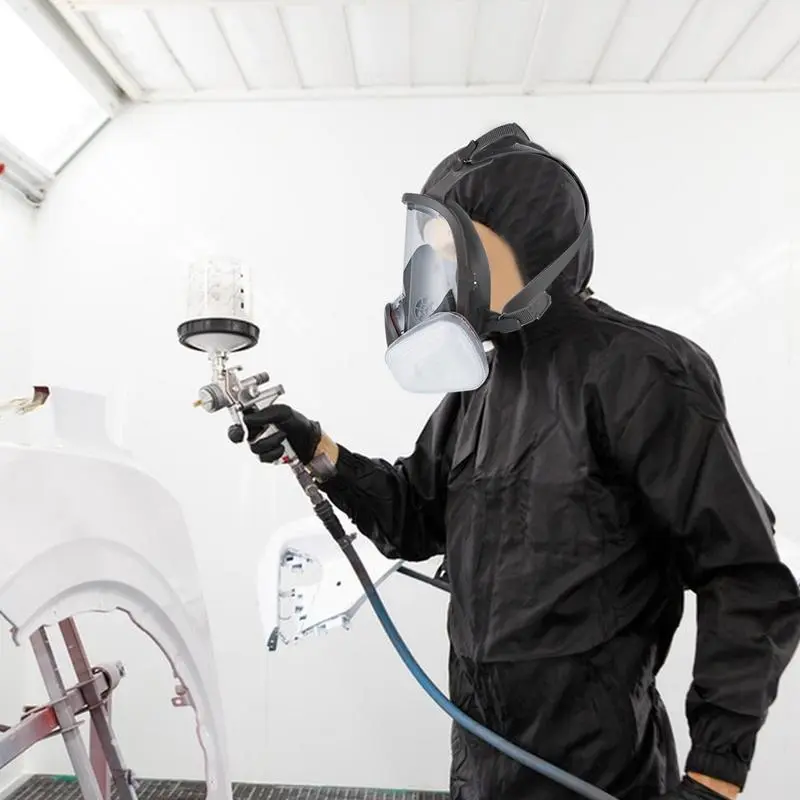 Anti-Fog 6800 Gas Mask Industrial Painting Spraying Respirator Safety Work Filter Reusable Face Respirator with Filters