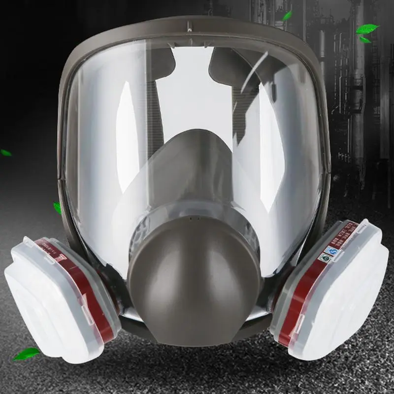 Anti-Fog 6800 Gas Mask Industrial Painting Spraying Respirator Safety Work Filter Reusable Face Respirator with Filters